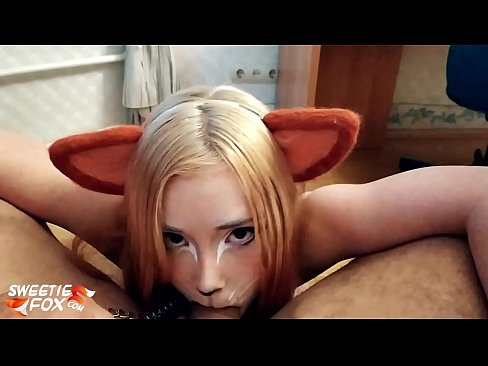 ❤️ Kitsune د هغې په خوله کې ډیک او کم تیر کړ ️❌  په ps.pornpics-de.ru